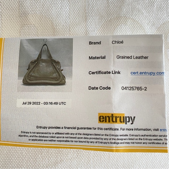 Chloe beige medium paraty bag - Picture 10 of 10